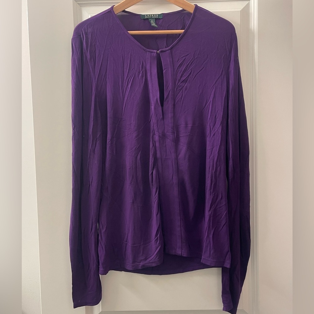 Ralph Lauren Rich Purple Women's Blouse